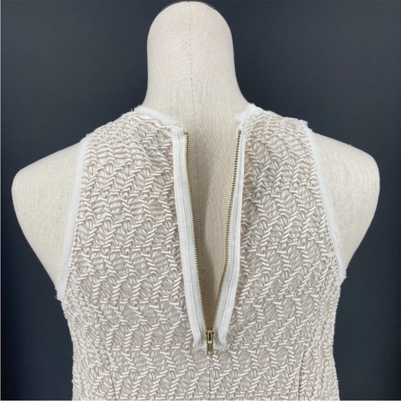 Anthropologie Cream Textured Tank Top - Picture 12 of 13